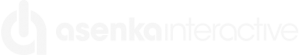 asenka's logo, in light grey