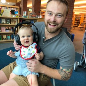 Asenka team member Scott with his son Cam